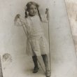 画像1: Postcard　肖像写真　縄跳びと女の子　イギリス (1)