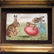 画像3: Postcard　イースター　大きな卵にペイントするウサギさん　 (3)