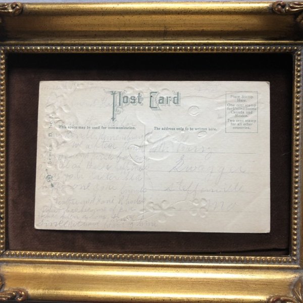 画像4: Postcard イースター 金色のラッパを吹くウサギさん トランペット  Ellen Clapsaddle  (4)