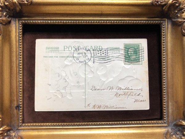 画像3: Postcard イースター 飛び出すヒヨコとウサギに驚く女の子 (3)