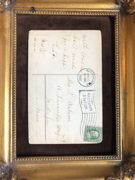 画像5: ▼SALE 500▼ Postcard イースター うさぎを追いかける犬と子どもたち 1911年 (5)