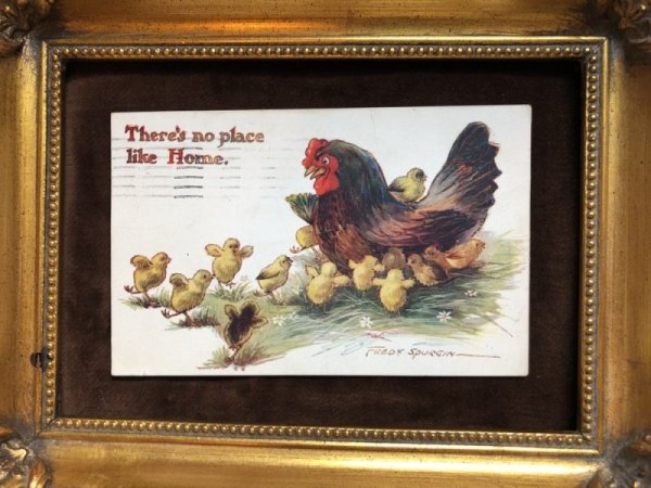 画像3: ▼SALE 500▼ Postcard イースター ニワトリとヒヨコ 1914年  Fredy Spurgin (3)