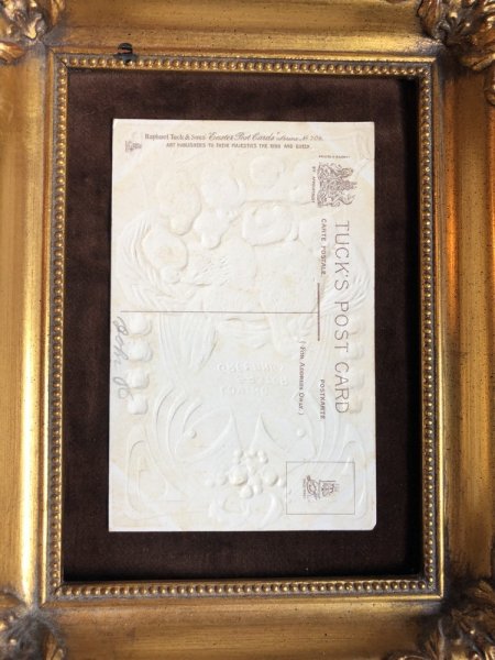 画像4: ▼SALE 500▼ Postcard イースター 鶏とヒヨコの家族 スズランのお花と銀色のベル (4)