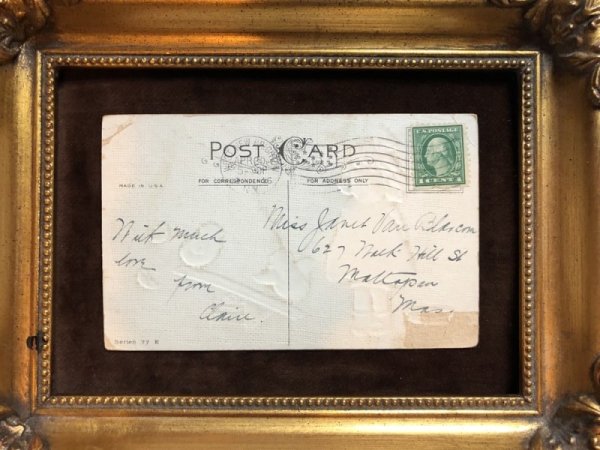 画像5: Postcard イースター 女の子とシーソー遊ぶをするヒヨコ 1916年 (5)