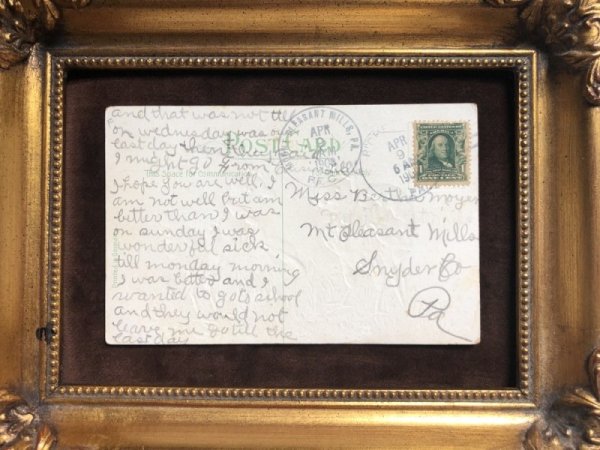 画像4: Postcard イースター こんにちは。ご挨拶をするヒヨコさん 1908年 (4)