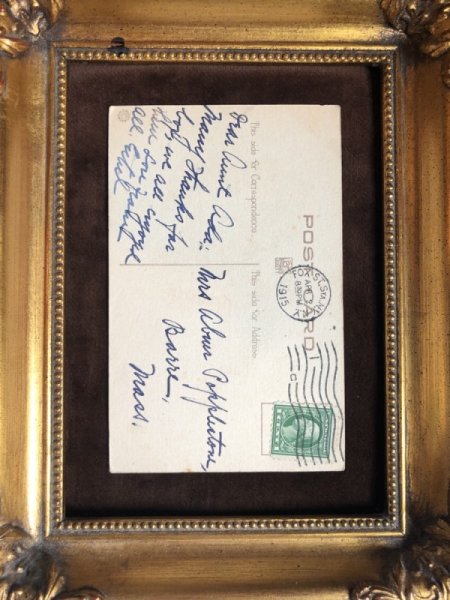 画像3: ▼SALE 500▼ Postcard イースター ひよこと女の子 1915年 (3)