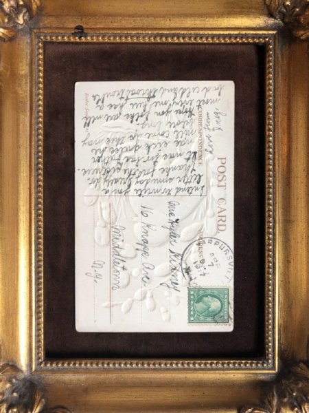 画像3: ▼SALE 500▼ Postcard イースター ネコヤナギとヒヨコさん 1917年 (3)