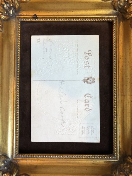 画像4: Postcard イースター 十字架 祈る天使の女の子 F.Brundage ? (4)