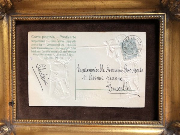 画像4: Postcard イースター 大きな卵を運ぶ天使 ひよこ Ellen Clapsaddle  (4)