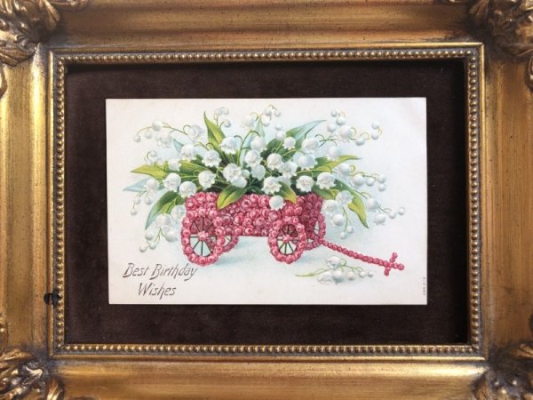 画像3: Postcard  　スズランのお花車 (3)