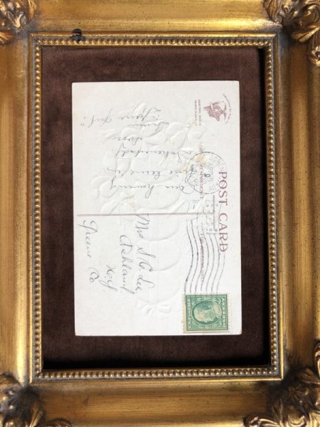 画像3: Postcard   イースター スミレのお花 1909年 (3)