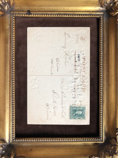 画像3: Postcard   新年祝い New Year スミレのお花 (3)