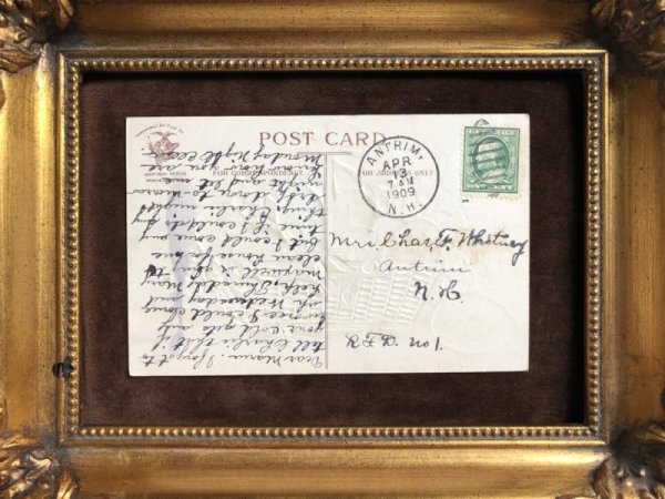 画像3: Postcard  　イースター　スミレのお花と卵のバスケット　Ellen Clapsaddle ? (3)