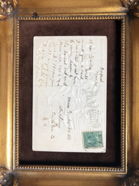 画像4: Postcard イースター 黄色のお花とウサギさんと卵 (4)