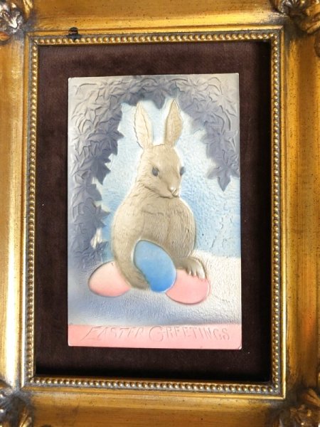 画像3: Postcard  イースター 卵とウサギさん  (3)