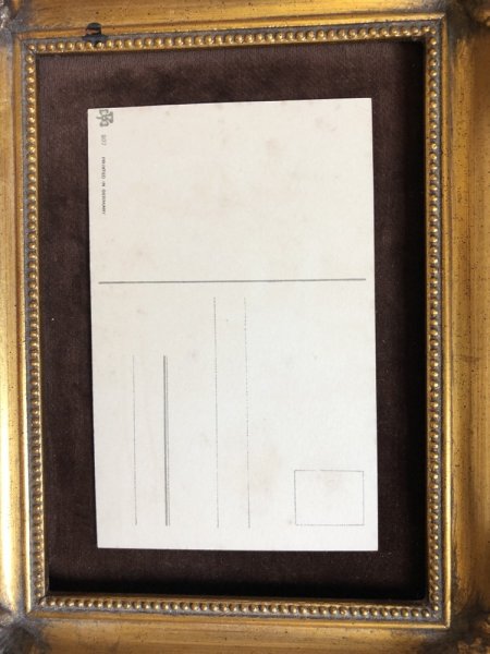 画像3: Postcard  イースター 卵を抱くウサギさんを見つけた女の子 未使用 (3)