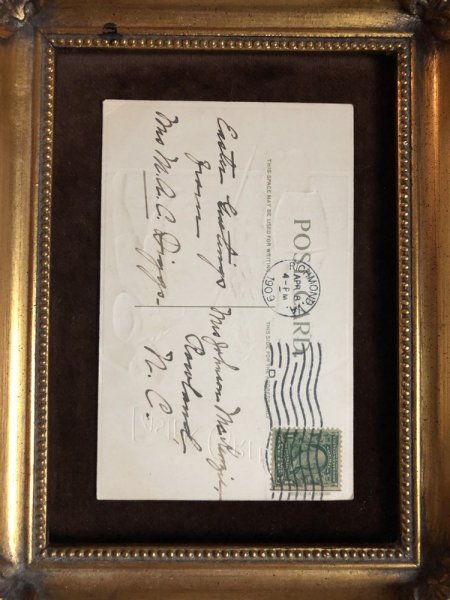 画像3: Postcard  イースター 卵を運ぶウサギさんの写真を撮影する少年 1909年 (3)