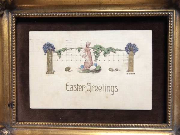 画像3: ▼SALE 500▼ Postcard イースター 卵とウサギさん  (3)