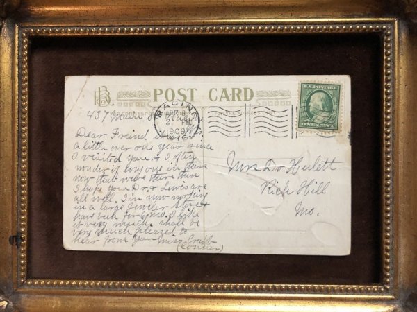 画像3: Postcard  イースター 白百合のお花とパンダウサギ 卵 (3)