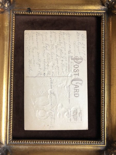 画像3: Postcard  イースター 卵を盗みに来たウサギさん (1) (3)