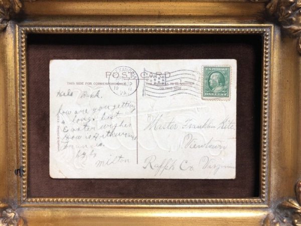 画像5: Postcard  イースター 卵を運ぶニワトリさんたち 1911年 (5)