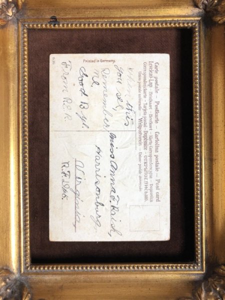 画像3: ▼SALE 500▼ Postcard イースター お花を運ぶニワトリとヒヨコ (3)