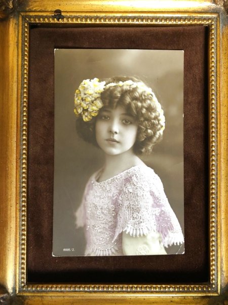 画像3: Postcard 女の子 Grete Reinwald イギリス1913年 写真 (3)