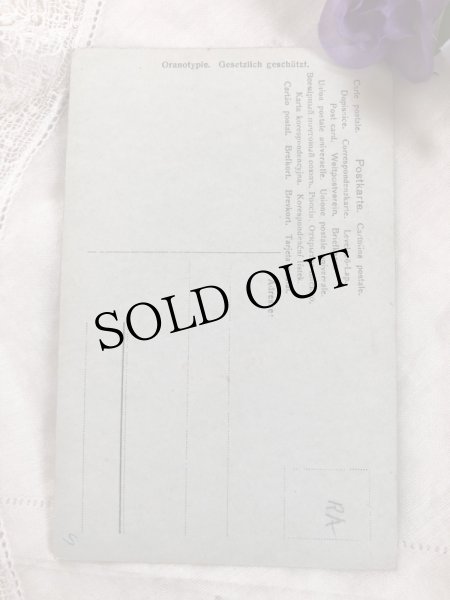 画像3: Postcard 　ティーカップを持つ小さな女の子　 (3)