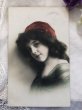 画像2: Postcard　帽子の女の子　Grete Reinwald　スイス1910年　写真 (2)