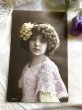 画像2: Postcard　女の子　Grete Reinwald　イギリス1913年　写真 (2)