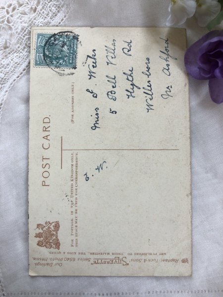 画像3: Postcard  海岸で遊ぶ女の子 イギリス  (3)