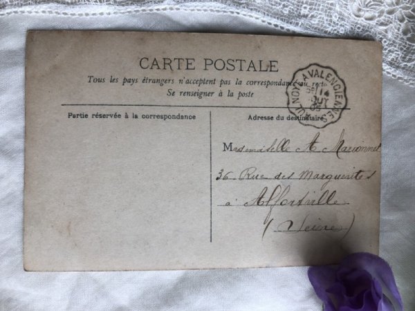 画像3: Postcard  ヤドリギを持つ子どもたち フランス1905年 (3)