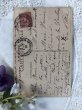 画像3: Postcard 　薔薇のお花と女の子　フランス1907年 (3)