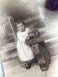 画像3: Postcard 　肖像写真　お人形さんと小さな女の子 (3)