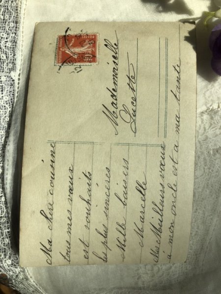 画像3: ▼SALE 500▼ Postcard  女の子 フランス (3)