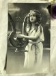 画像2: Postcard 　キタラを弾く少女　ハープ　楽器 (2)