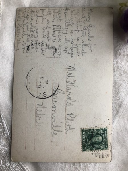 画像3: Postcard  大きな猫と赤ちゃん  (3)