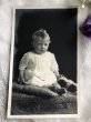 画像2: Postcard 　肖像写真　犬のぬいぐるみと赤ちゃん 1924年 (2)