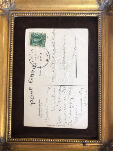 画像4: Postcard クリスマス 窓をノックする天使 (4)