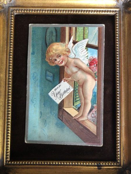 画像2: Postcard 窓際の天使 (2)