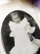画像3: Postcard 　肖像写真　白いドレスの女の子　アメリカ　未使用 (3)