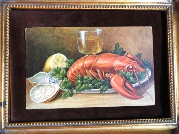 画像2: Postcard  お皿の上のロブスター  (2)