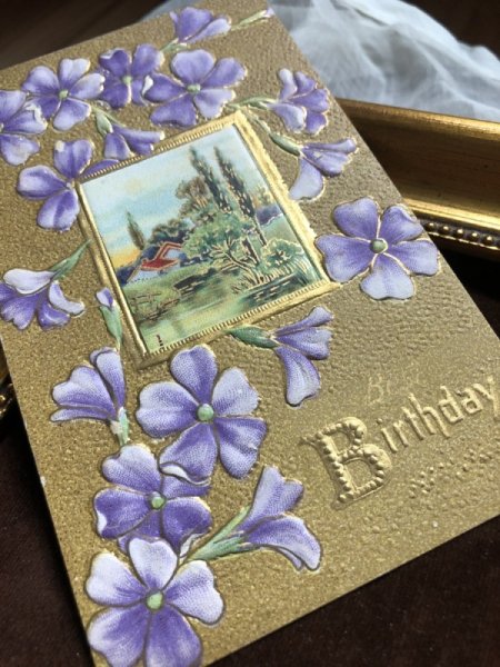 画像3: Postcard 　スミレのお花と風景　 (3)