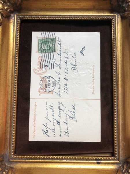 画像4: Postcard  イースター スミレのお花の十字架 (4)