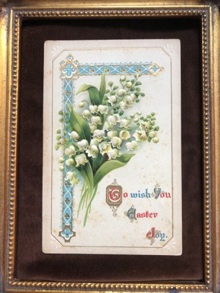 画像2: Postcard  イースター スズランのお花 (2)