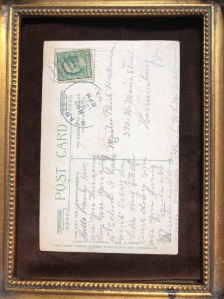 画像3: Postcard  イースター スズランのお花 1914年 (3)