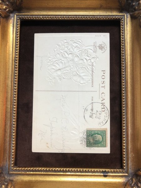 画像4: Postcard  スミレのお花 アメリカ1910年 (4)