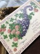 画像2: Postcard 　スミレのお花のラッパと馬蹄　四葉のクローバー　 (2)