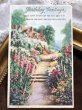 画像2: Postcard  　イングリッシュガーデン　花咲くコテージ　イギリス1934年 (2)