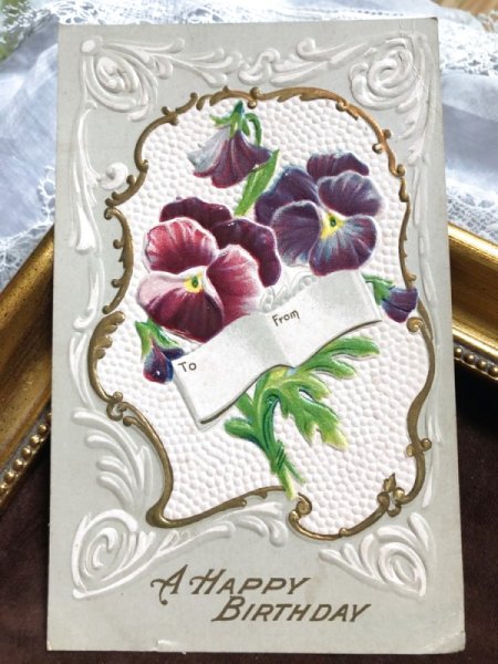 画像2: Postcard  パンジーのお花 (2)